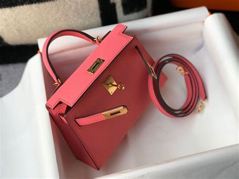 azalee hermes mini|Hermes Kelly Rose Azalee .